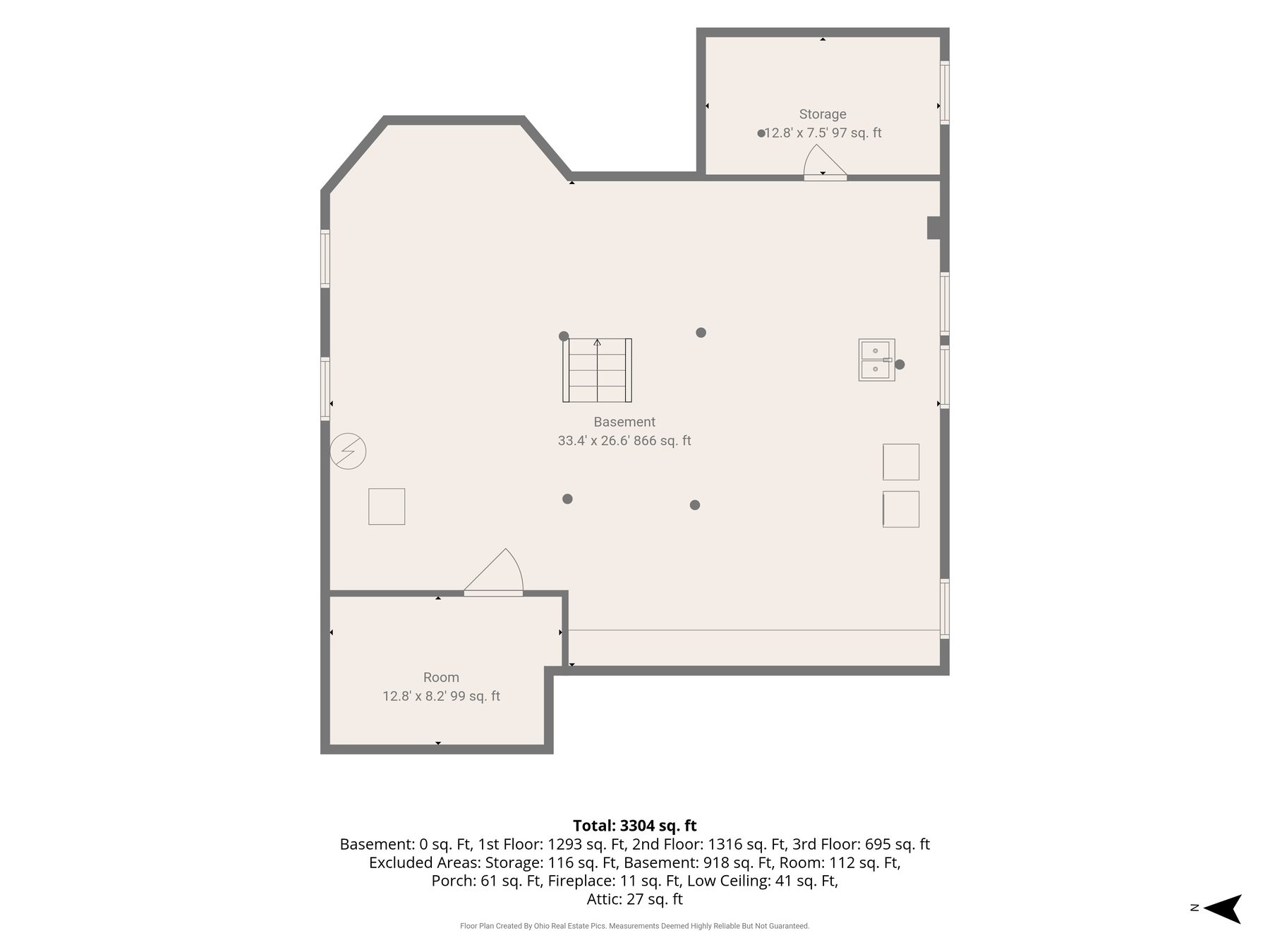 Floor plan 6 — 3319 Kenmore Rd