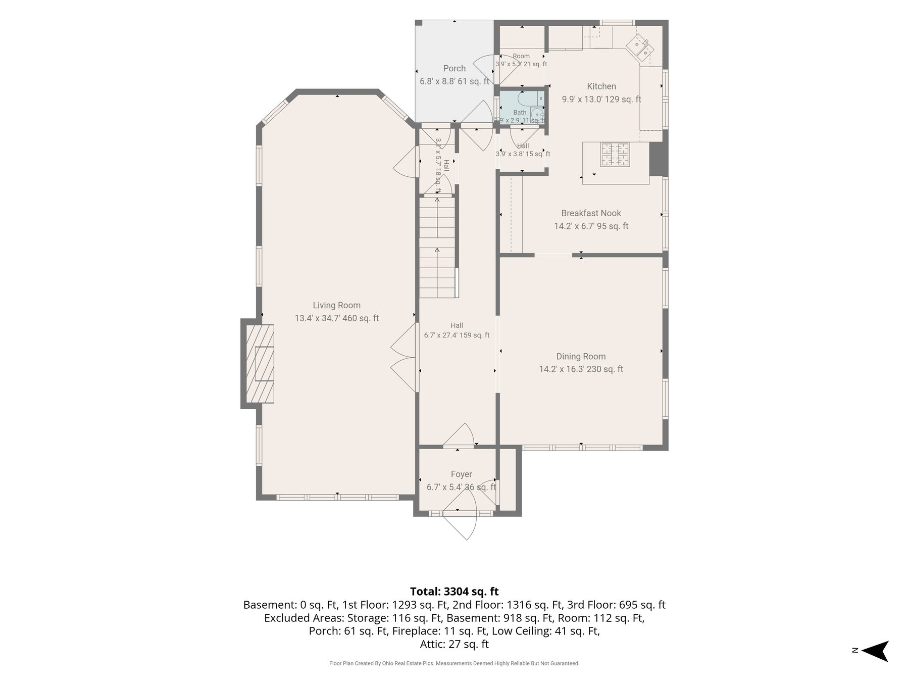 Floor plan 7 — 3319 Kenmore Rd