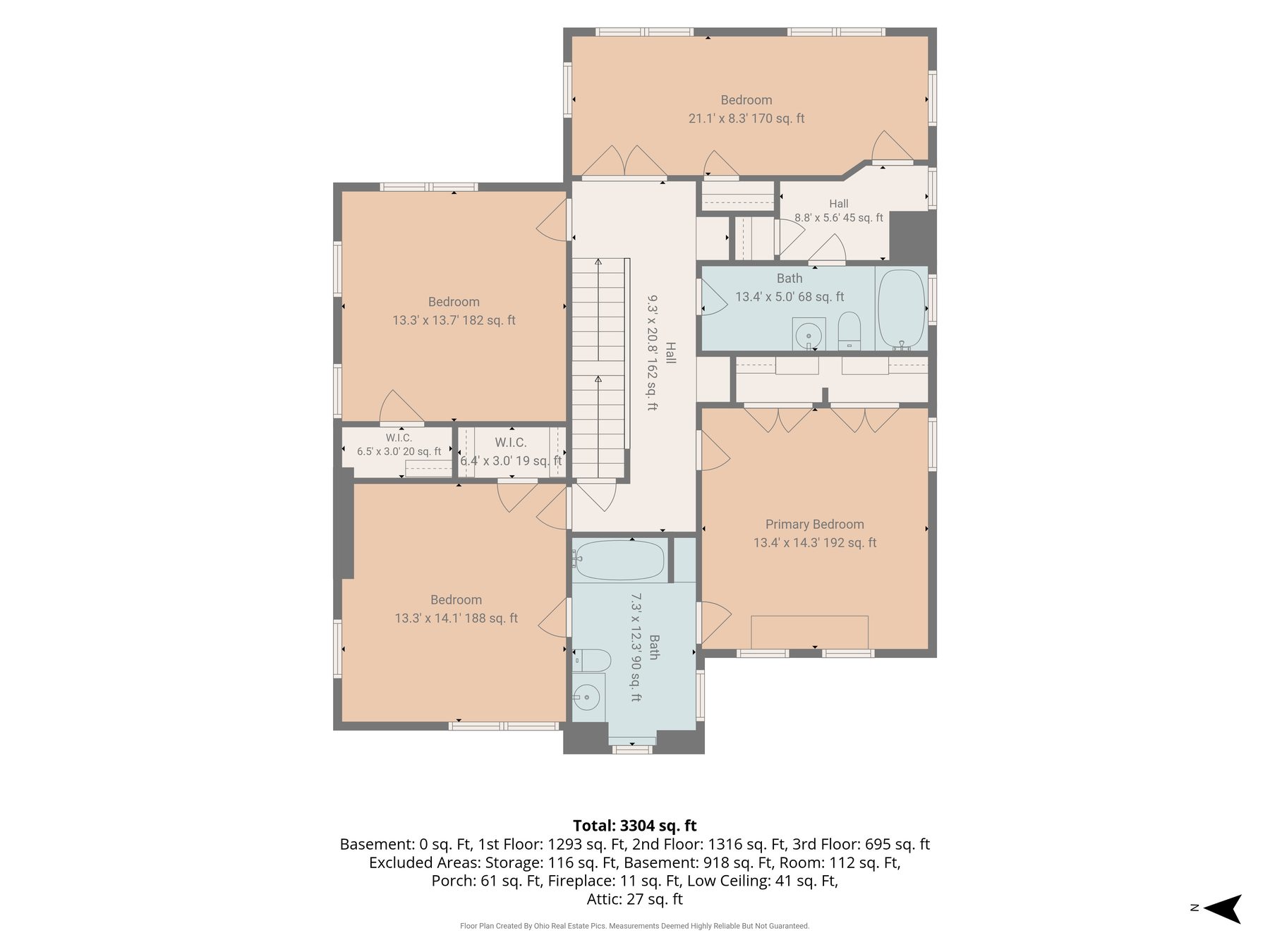 Floor plan 8 — 3319 Kenmore Rd