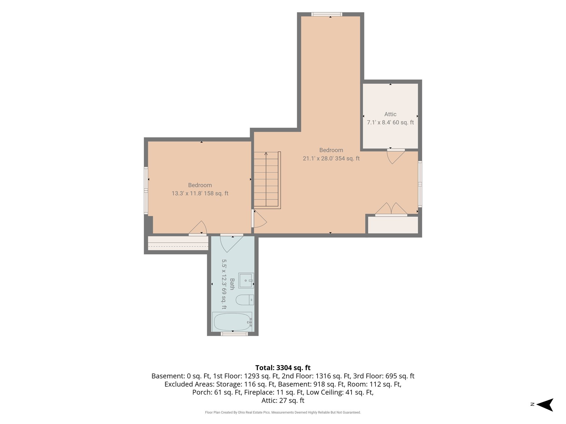 Floor plan 9 — 3319 Kenmore Rd
