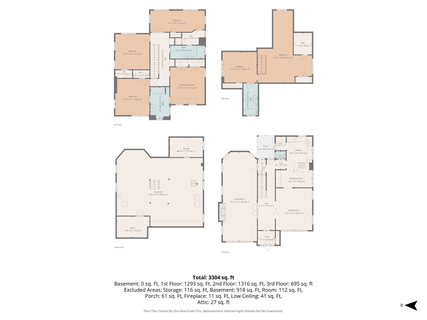 Floor plan 10 — 3319 Kenmore Rd